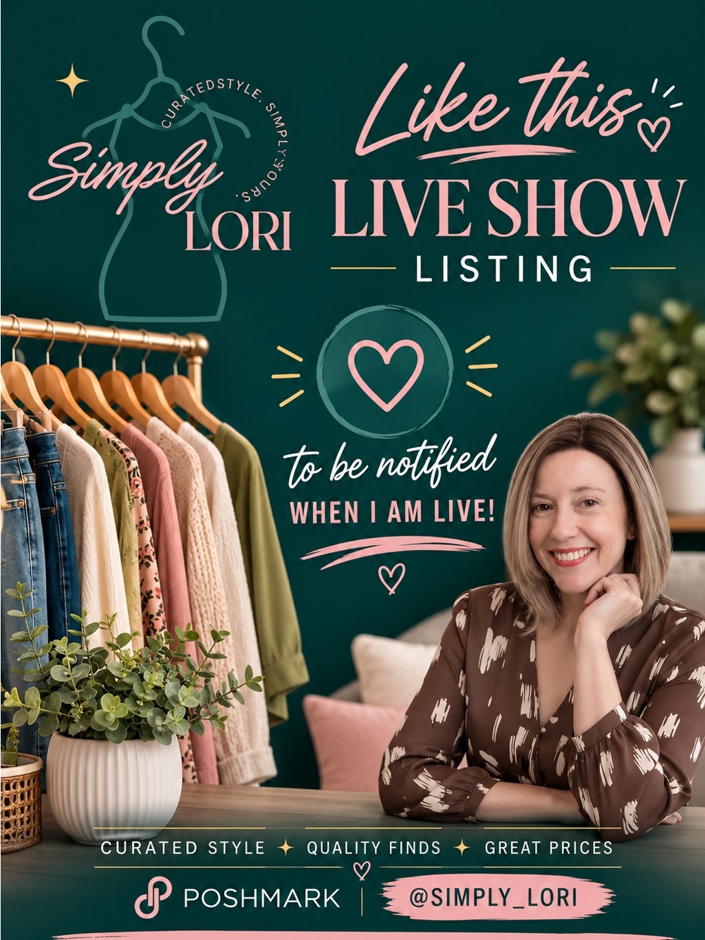 @simply_lori 🌸LORI🌸 is LIVE!  Come join me